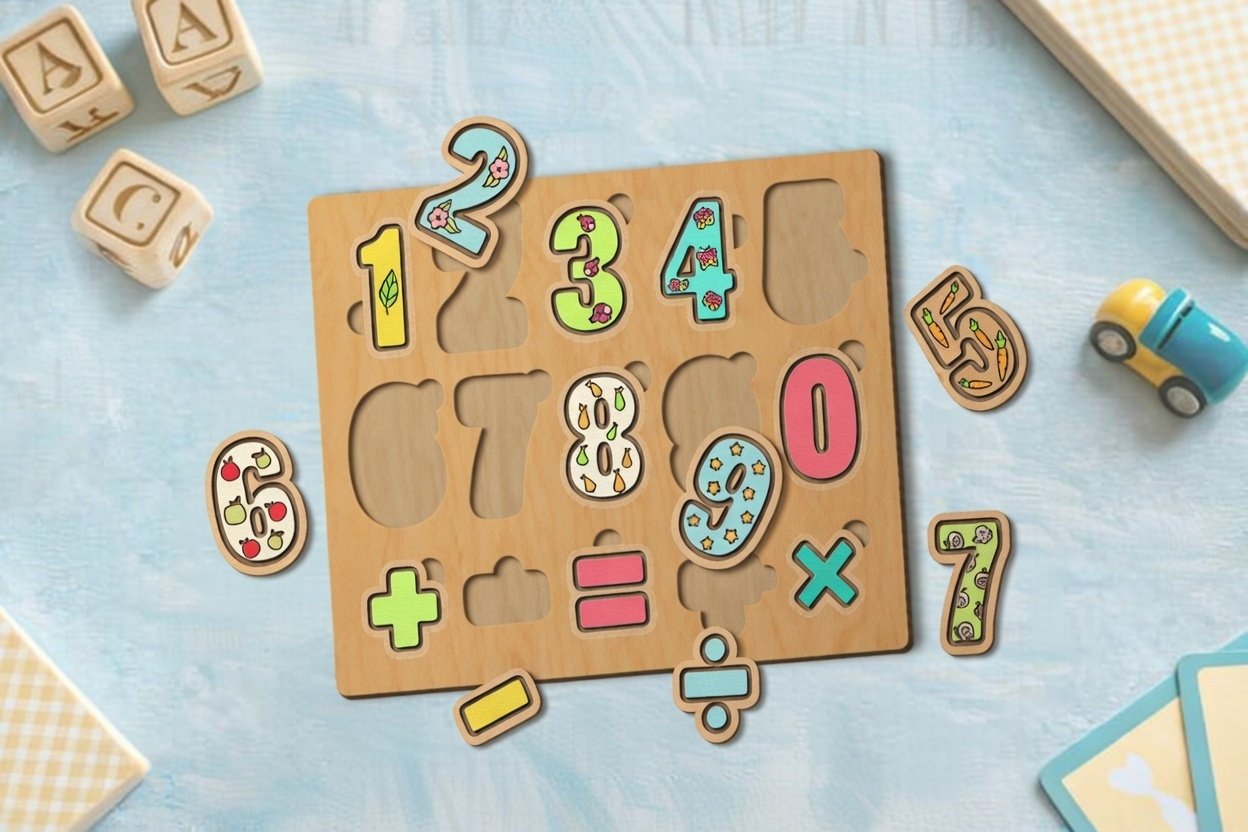 Ensemble de Puzzles en Bois - vue 2